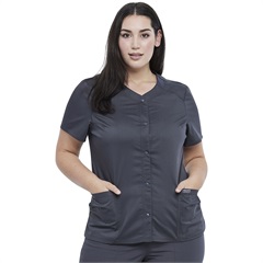 WW Revolution Snap Front Scrub Top